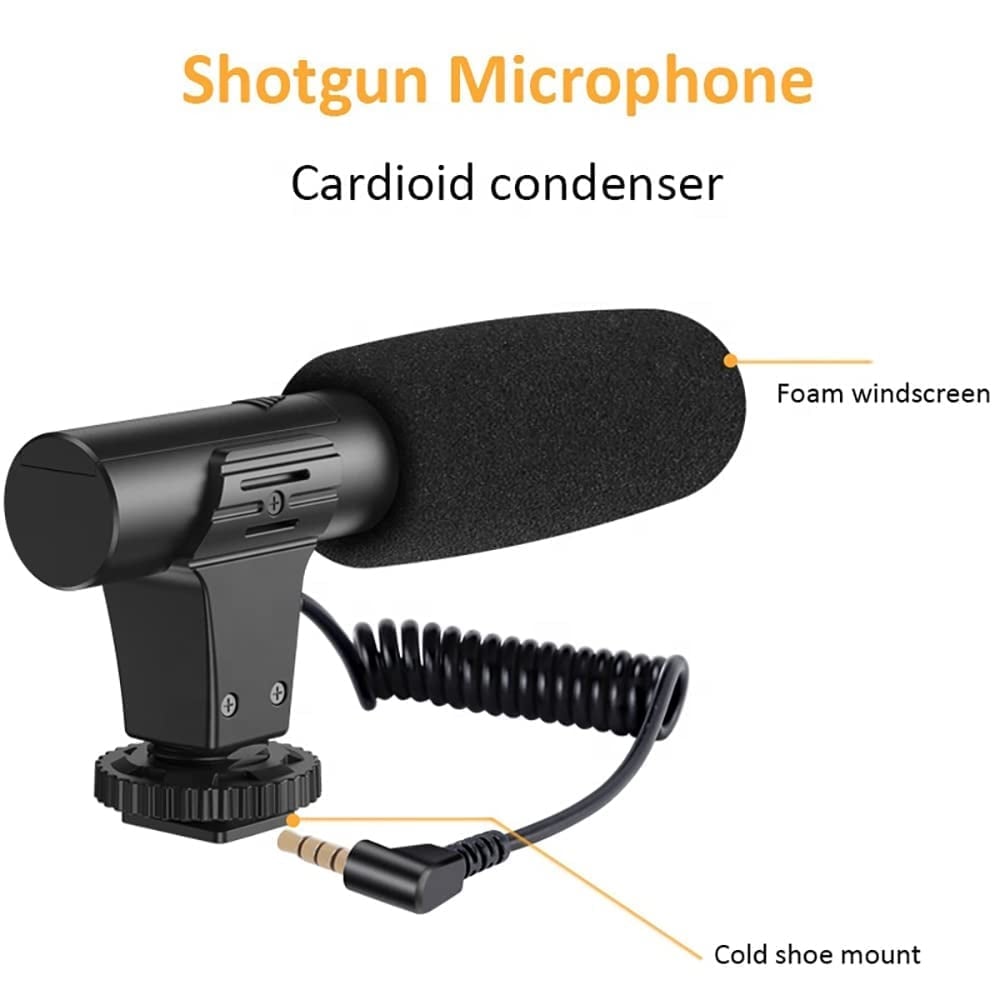 🔥Professional video Microphone kit with Tripod Stand
