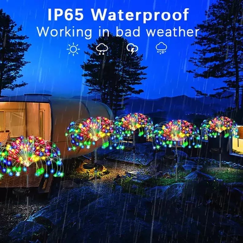 🎁Waterproof Solar Garden Fireworks Lamp