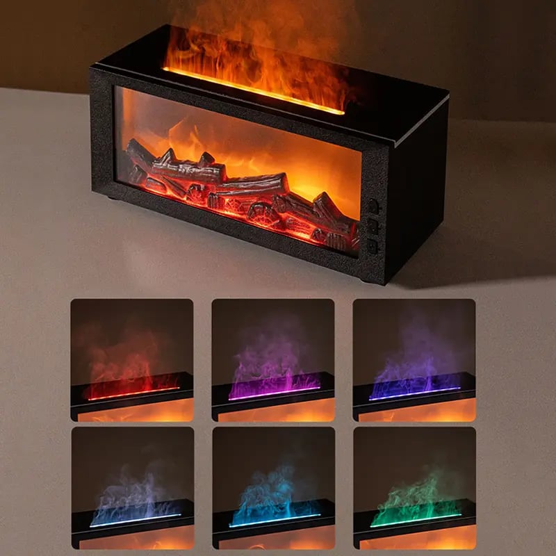 🔥LAST DAY 49% OFF- Mini Flame Multicoloured Fireplace Aromatherapy Diffuser