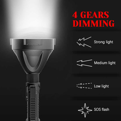 ⏰Last Day Promotion 48% OFF - Rechargeable Handheld Spotlight Flashlight