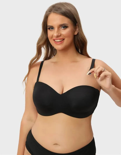 ⏰LAST DAY BUY 1 GET 1 FREE ( Add 2 Pcs To Cart ) ⏰ - Full Support Non-Slip Convertible Bandeau Bra