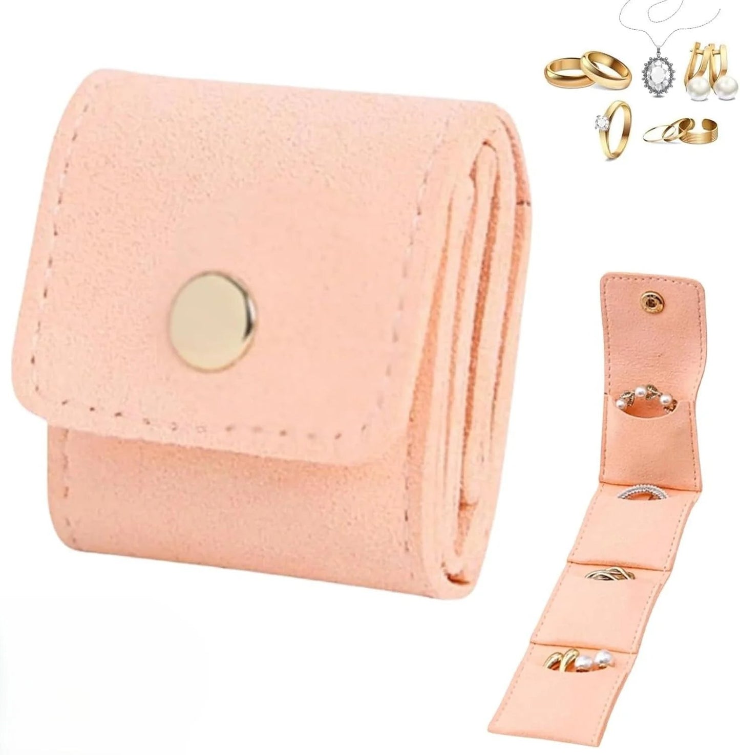 🔥LAST DAY 49% OFF-✨Tragbare Fach Schmuck Aufbewahrungstasche