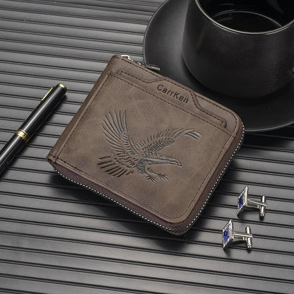 🔥Last Day 49% OFF🔥Men's Vintage Eagle Embossed Short Wallet