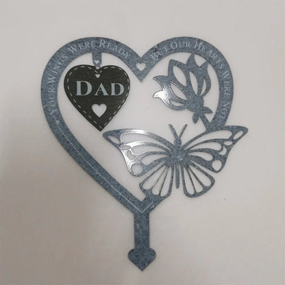 48% OFF🔥 - Memorial Gift Butterfly Ornament-Garden Memorial Plaque