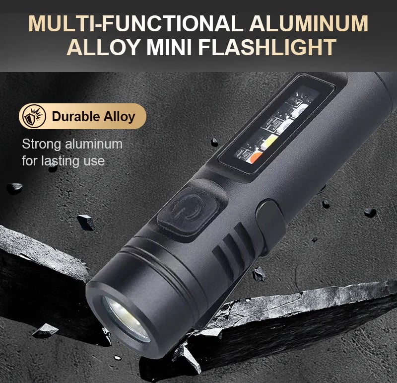 🔥LAST DAY 49% OFF- Multi-Functional Aluminum Alloy Mini Flashlight