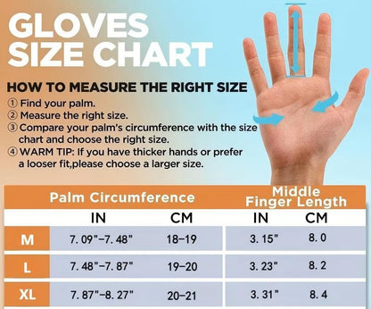 🔥LAST DAY 49% OFF- Winter Gloves Women Men Ski Gloves Liners Thermal Warm Touch Screen