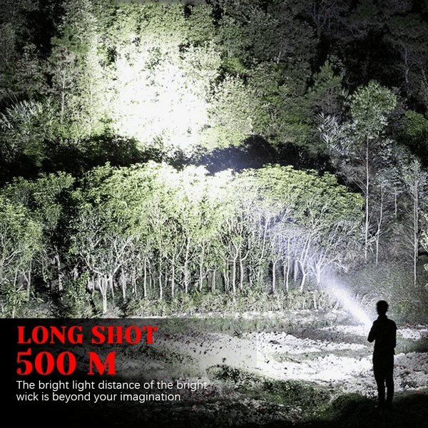 ⏰Last Day Promotion 48% OFF - Rechargeable Handheld Spotlight Flashlight