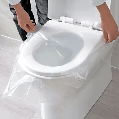 🔥SUMMER HOT SALE - 48% OFF🔥Biodegradable Disposable Plastic Toilet Seat Cover(50PCS/SET)