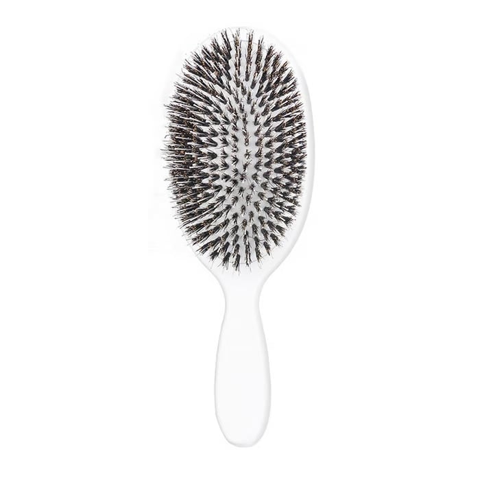 🔥LAST DAY 49% OFF- Smoother, Stronger, Shinier Hair - Boar Bristle Brush with Nylon Bristles and Microsphere Massaging Tips