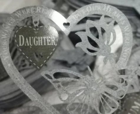 48% OFF🔥 - Memorial Gift Butterfly Ornament-Garden Memorial Plaque