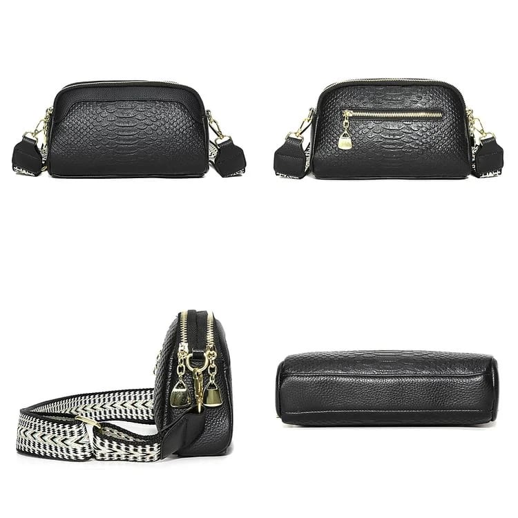 🔥Hot Sale 48% OFF🔥First Layer Cowhide Crossbody Bag Alligator Pattern Women Shoulder Bag for Work