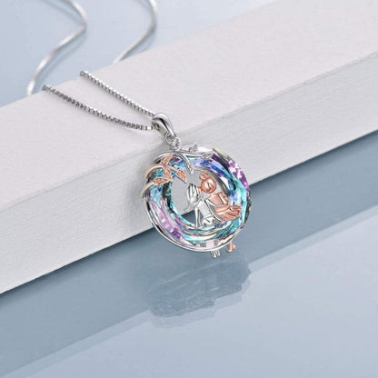 Last Day Promotion 48% OFF--🎁For Friend -  Thank You for Being My Unbiological Sister Tree of Life Sisters Necklace