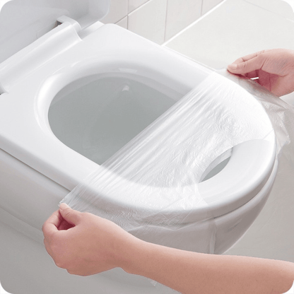 🔥SUMMER HOT SALE - 48% OFF🔥Biodegradable Disposable Plastic Toilet Seat Cover(50PCS/SET)