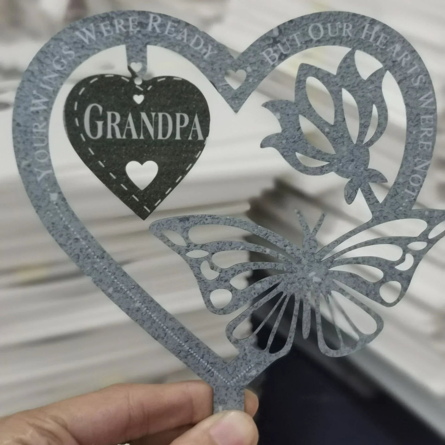 48% OFF🔥 - Memorial Gift Butterfly Ornament-Garden Memorial Plaque