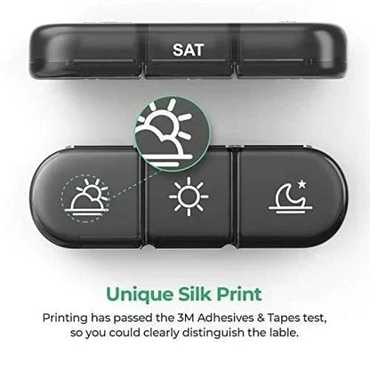 (🔥 Summer Hot Sale - Save 48% OFF) 21 Grid Black Pill Box Sorting Box, Buy 2 Free Shipping