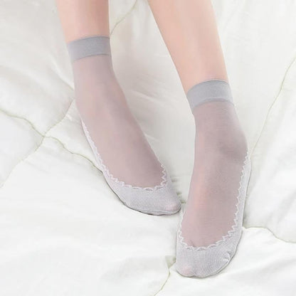 🔥- Silky Anti-Slip Socks