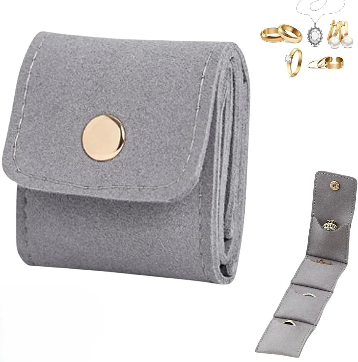 🔥LAST DAY 49% OFF-✨Tragbare Fach Schmuck Aufbewahrungstasche