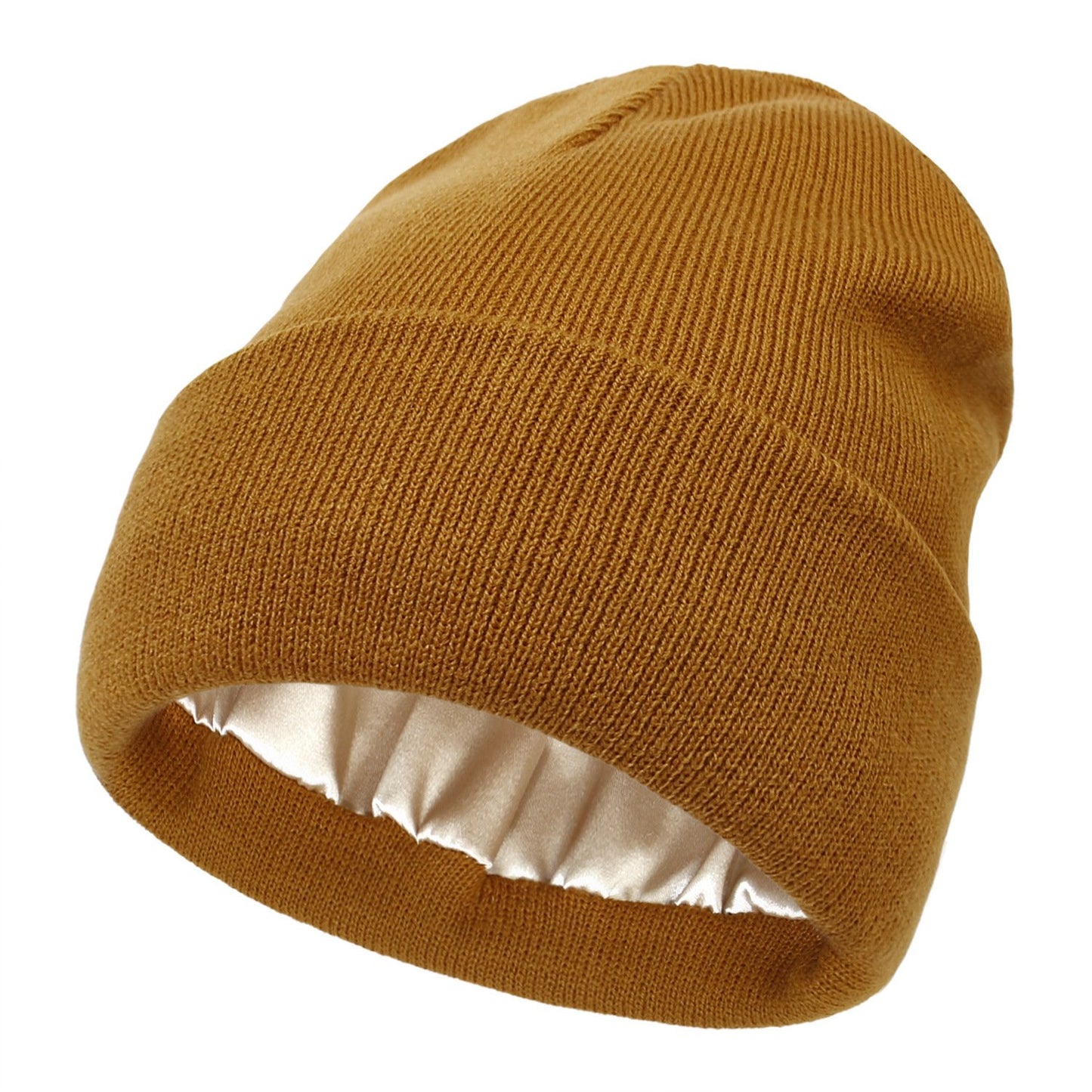 🔥LAST DAY 49% OFF- Satin Lined Knit Beanie Hat