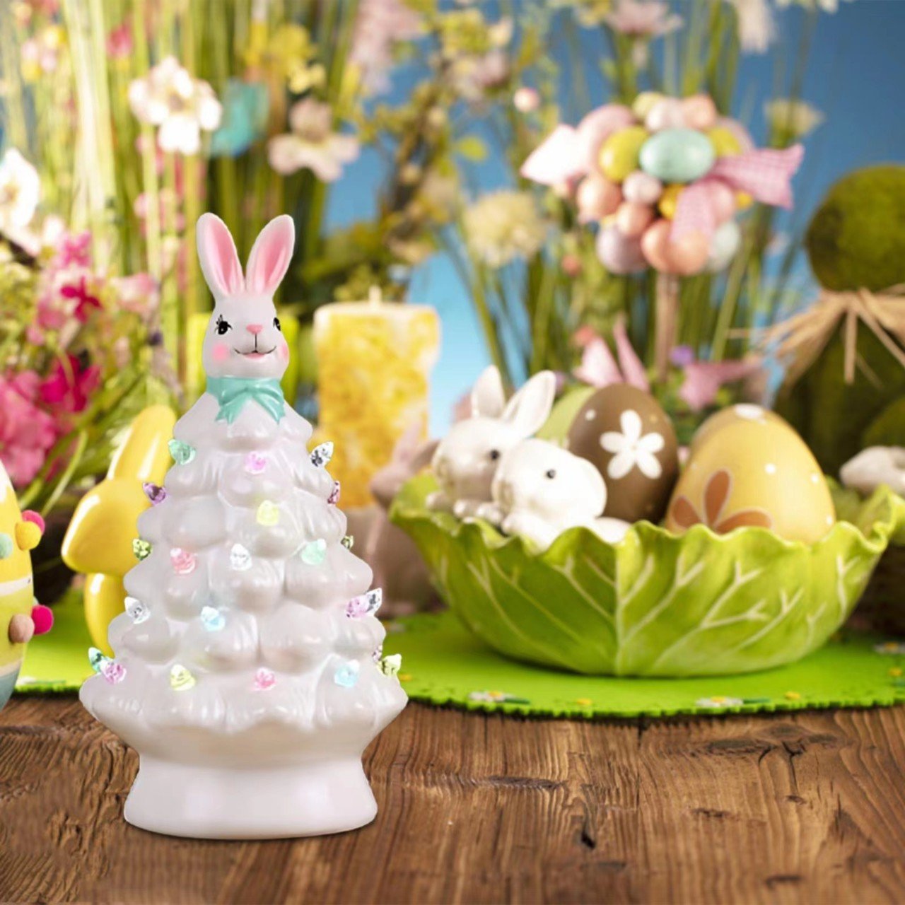 HOT SALE  49% OFF🐰🐰Easter Pink Bunny Tree
