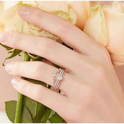 49% OFF - Keep Me In Your Heart - Crown Ring (Adjustable - One Size Fits All)