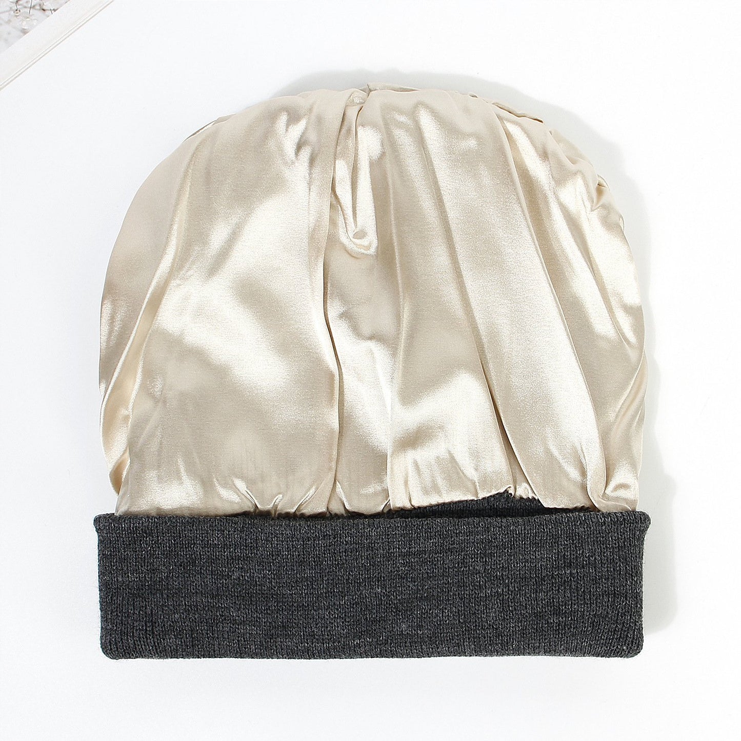 🔥LAST DAY 49% OFF- Satin Lined Knit Beanie Hat