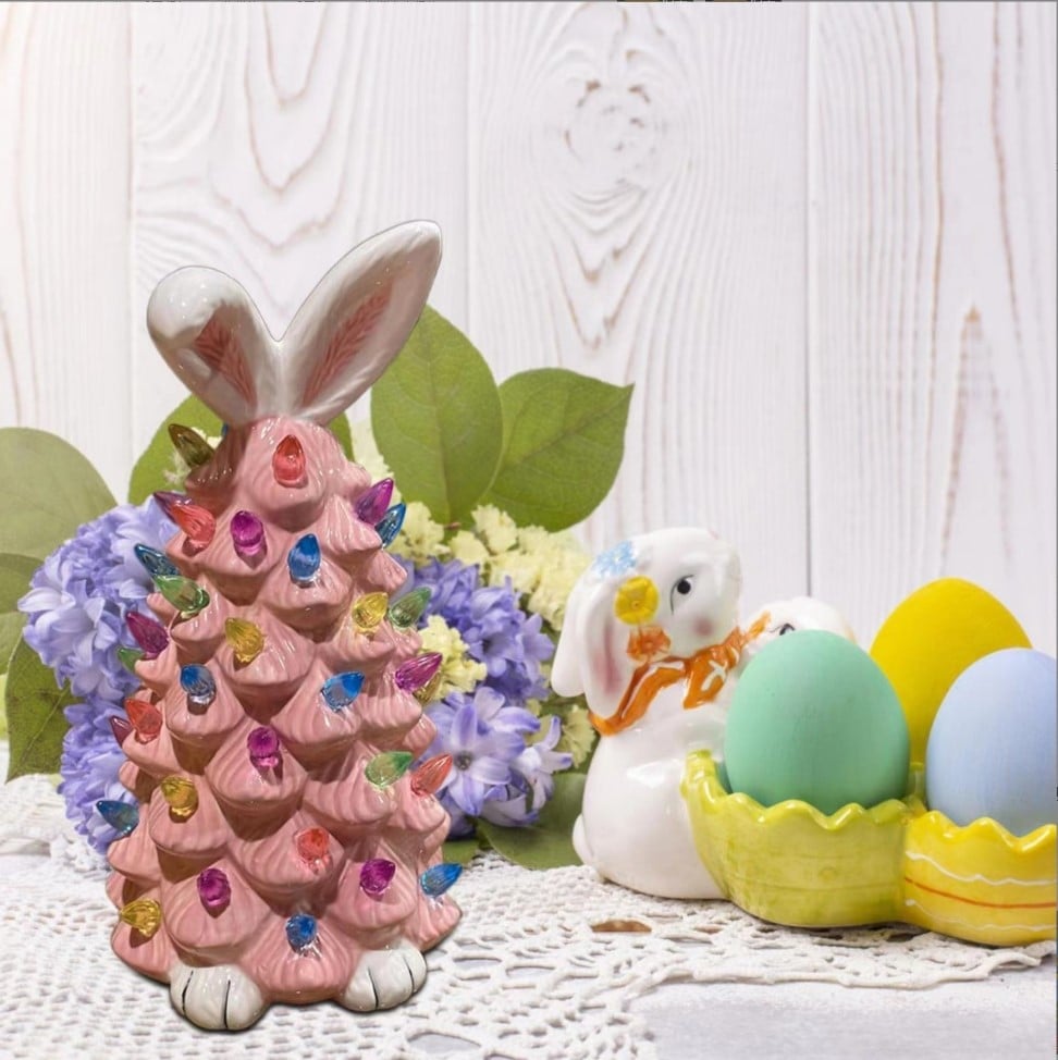 HOT SALE  49% OFF🐰🐰Easter Pink Bunny Tree