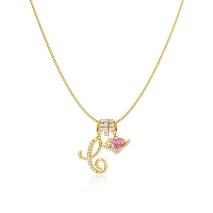 🔥LAST DAY 49% OFF- 📿14K Gold Plated 3-Layering Initial A-Z Letter Pendant Necklaces