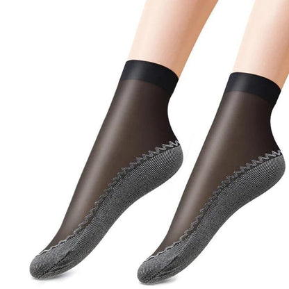 🔥- Silky Anti-Slip Socks