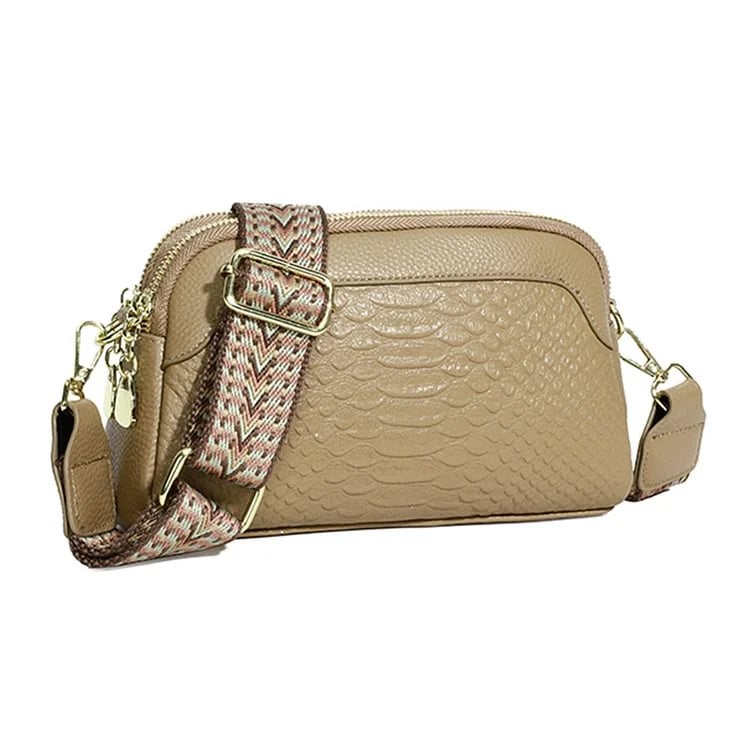 🔥Hot Sale 48% OFF🔥First Layer Cowhide Crossbody Bag Alligator Pattern Women Shoulder Bag for Work
