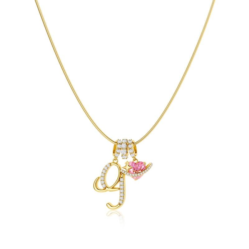 🔥LAST DAY 49% OFF- 📿14K Gold Plated 3-Layering Initial A-Z Letter Pendant Necklaces