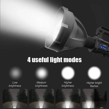 ⏰Last Day Promotion 48% OFF - Rechargeable Handheld Spotlight Flashlight