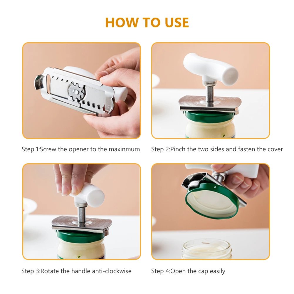 (🎄Early Christmas Sale-48% OFF) Effortless Arthritis Jar Opener👍BUY 2 GET 1 FREE(3 PCS) 💖 Each $9.98