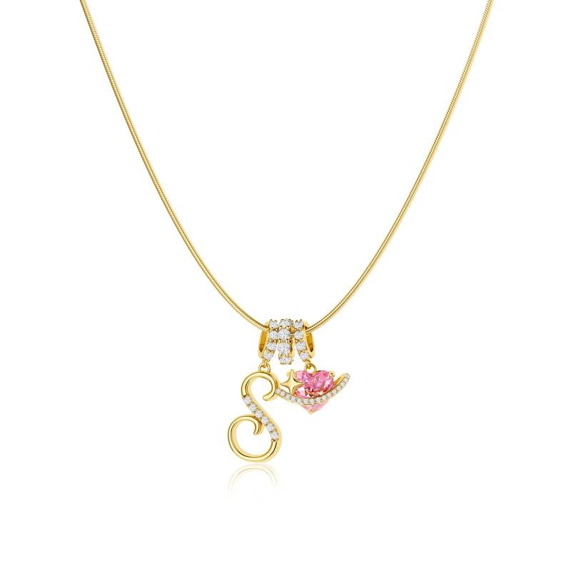 🔥LAST DAY 49% OFF- 📿14K Gold Plated 3-Layering Initial A-Z Letter Pendant Necklaces
