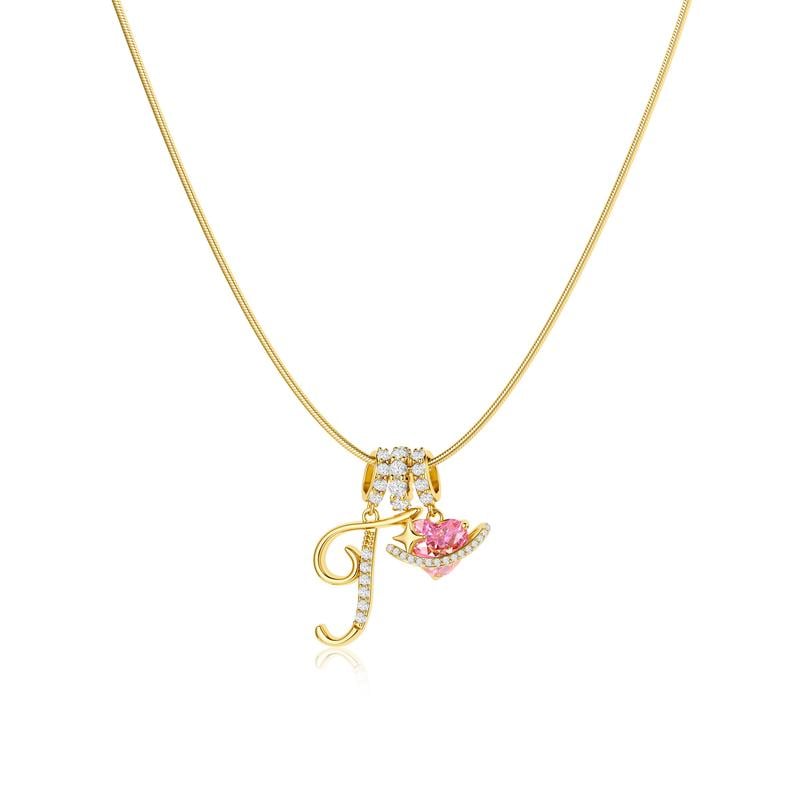 🔥LAST DAY 49% OFF- 📿14K Gold Plated 3-Layering Initial A-Z Letter Pendant Necklaces