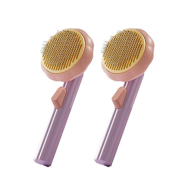 🐈Pumpkin Pet CombPet Grooming Self Cleaning Slicker Brush for Dogs Cats Puppy Rabbit
