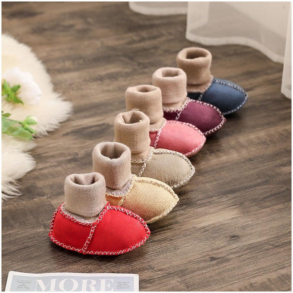 🌈Multiple Colors - 👶Warm Fur Baby Sock Shoes🔥