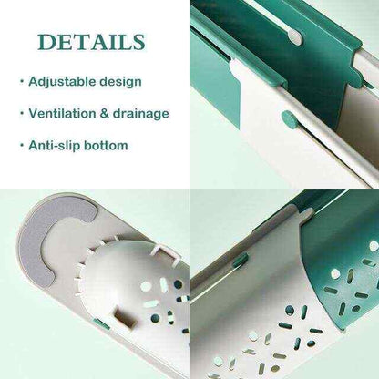 🔥Telescopic Sink Storage Rack