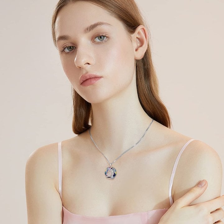 Last Day Promotion 48% OFF--🎁For Friend -  Thank You for Being My Unbiological Sister Tree of Life Sisters Necklace