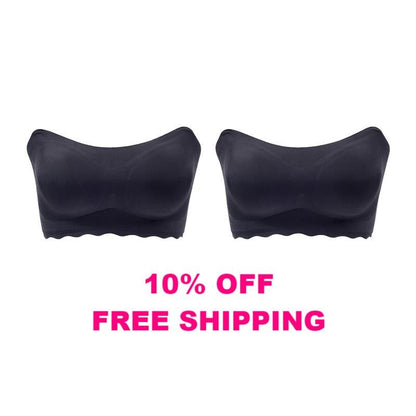 Spring Sale - 🌷Plus size Sexy Strapless Invisible Push Up Bra - 🌟Buy More Save More