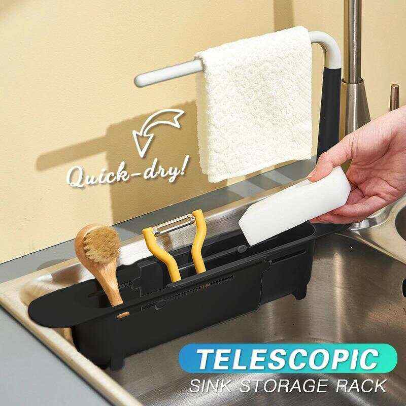 🔥Telescopic Sink Storage Rack