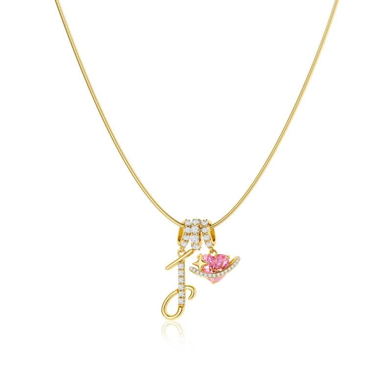 🔥LAST DAY 49% OFF- 📿14K Gold Plated 3-Layering Initial A-Z Letter Pendant Necklaces