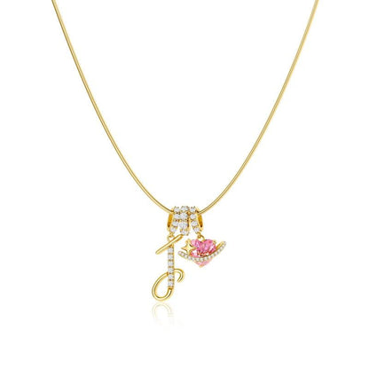 🔥LAST DAY 49% OFF- 📿14K Gold Plated 3-Layering Initial A-Z Letter Pendant Necklaces