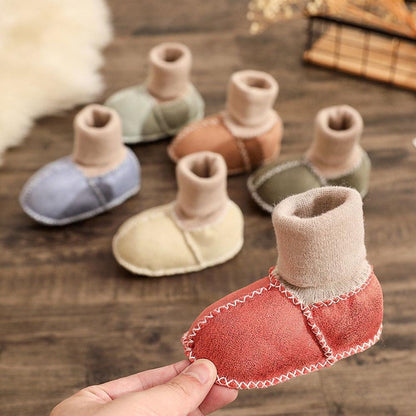 🌈Multiple Colors - 👶Warm Fur Baby Sock Shoes🔥
