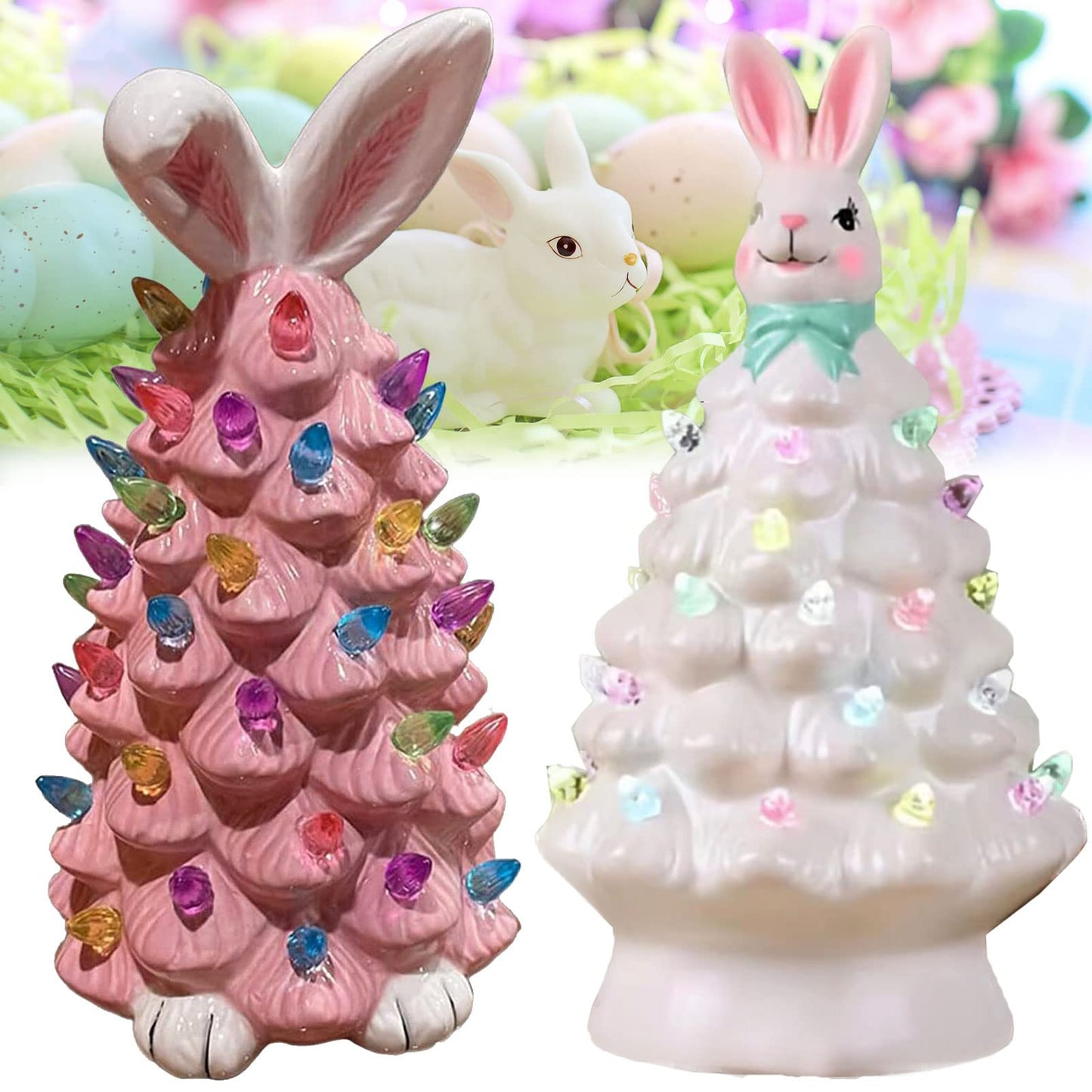 HOT SALE  49% OFF🐰🐰Easter Pink Bunny Tree