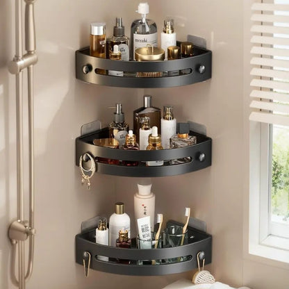 🔥LAST DAY 49% OFF- Triangle Shower Caddy Drill Free Wall MountShower Organizer(3 PCS)
