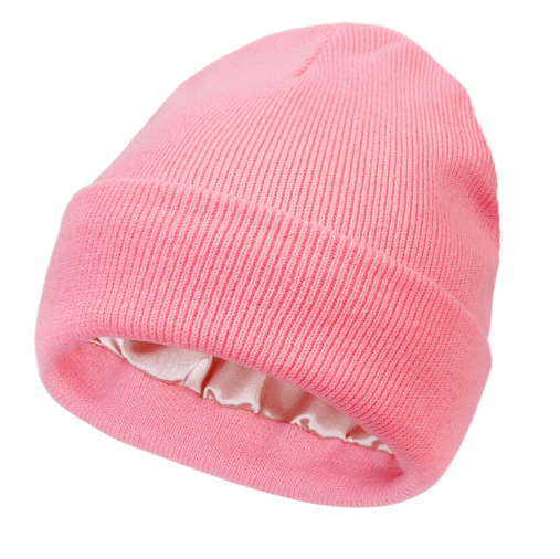 🔥LAST DAY 49% OFF- Satin Lined Knit Beanie Hat