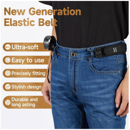 🔥LAST DAY 49% OFF- Tactical Metal Hook Elastic Belt