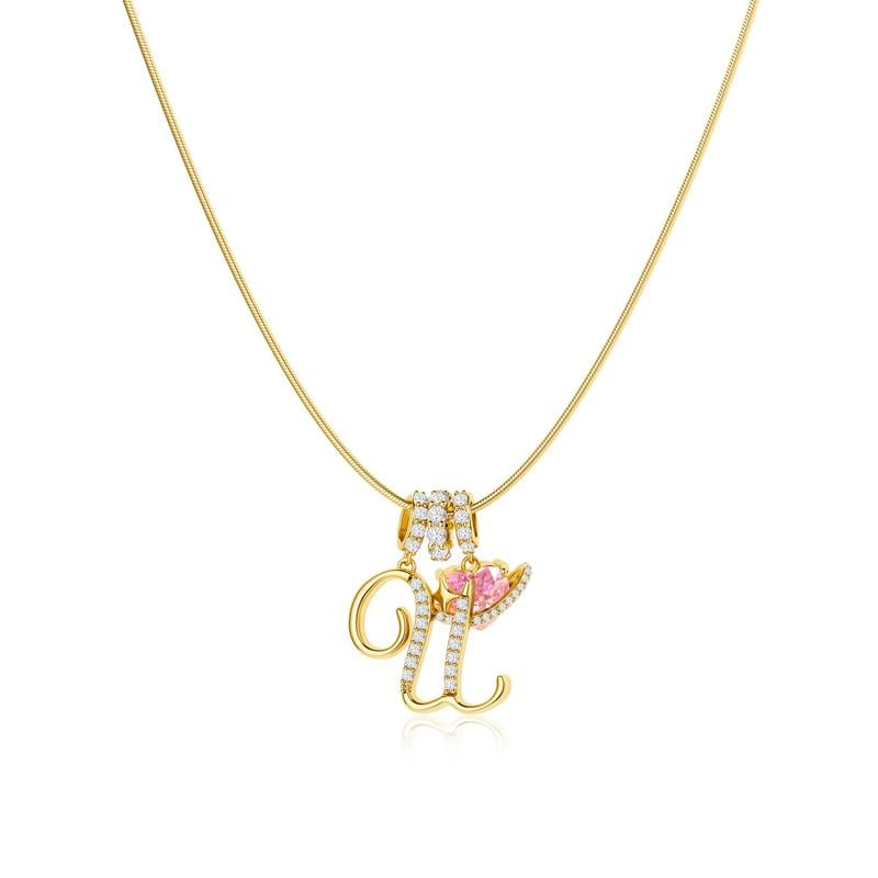 🔥LAST DAY 49% OFF- 📿14K Gold Plated 3-Layering Initial A-Z Letter Pendant Necklaces