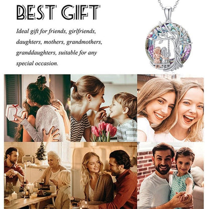 Last Day Promotion 48% OFF--🎁For Friend -  Thank You for Being My Unbiological Sister Tree of Life Sisters Necklace