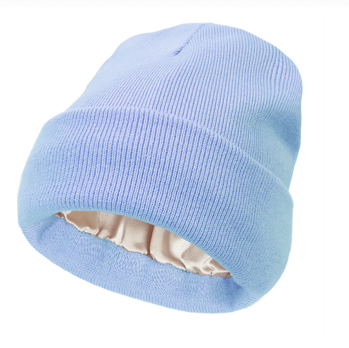 🔥LAST DAY 49% OFF- Satin Lined Knit Beanie Hat